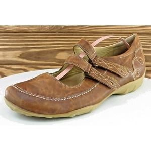 Durea Size 5.5 M Round‎ Toe Brown Mary Jane Leather Women 5520
